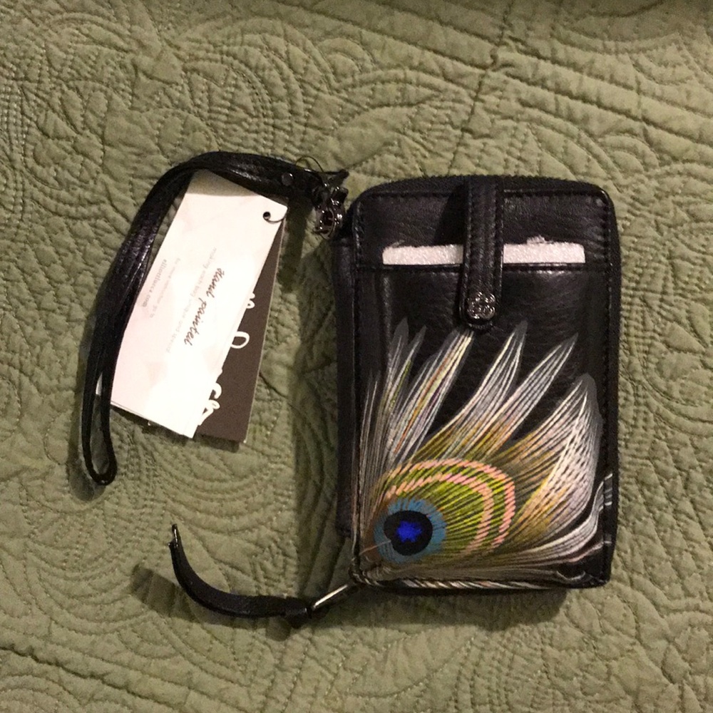 NWT Leather Wristlet